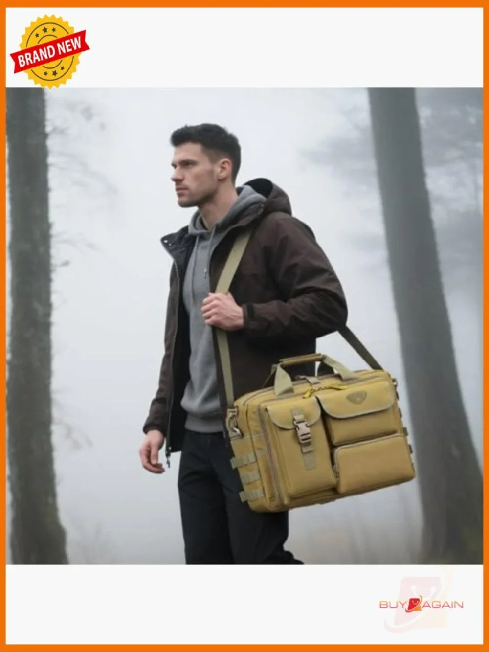 Stypos Tactical Messenger Bag 14inch 15.6inch Laptop Briefcase Military Flight